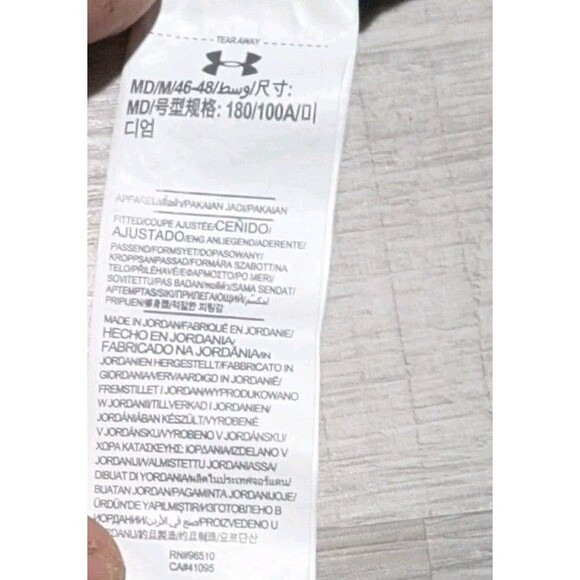 Under Armour Jacket Camo 1/2 Zip Pullover Lightweight Run Jog Men's Size Medium - Picture 3 of 8